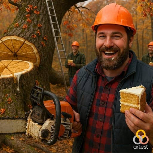 Lumberjack Cake Party