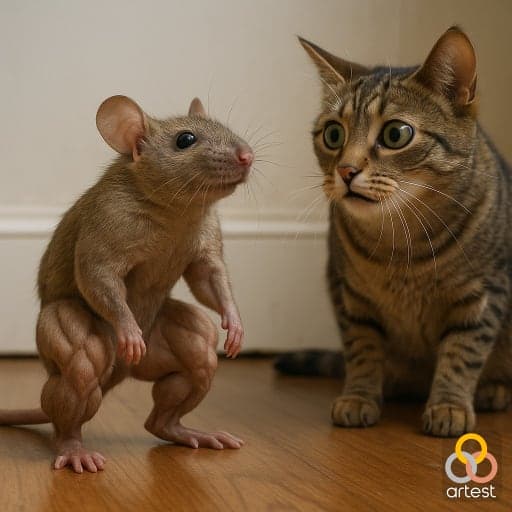 Mighty Mouse Confrontation