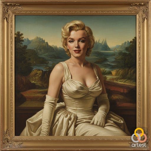 Renaissance Marilyn: DaVinci's Muse
