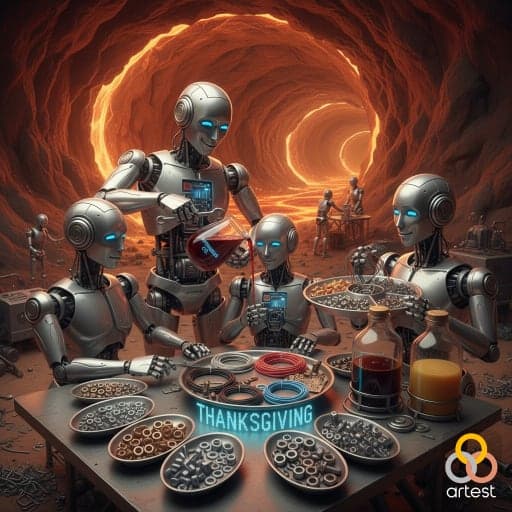 Mechanical Feast in Martian Chamber